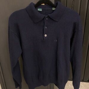 71. Old river made in Italy wool button up sweater